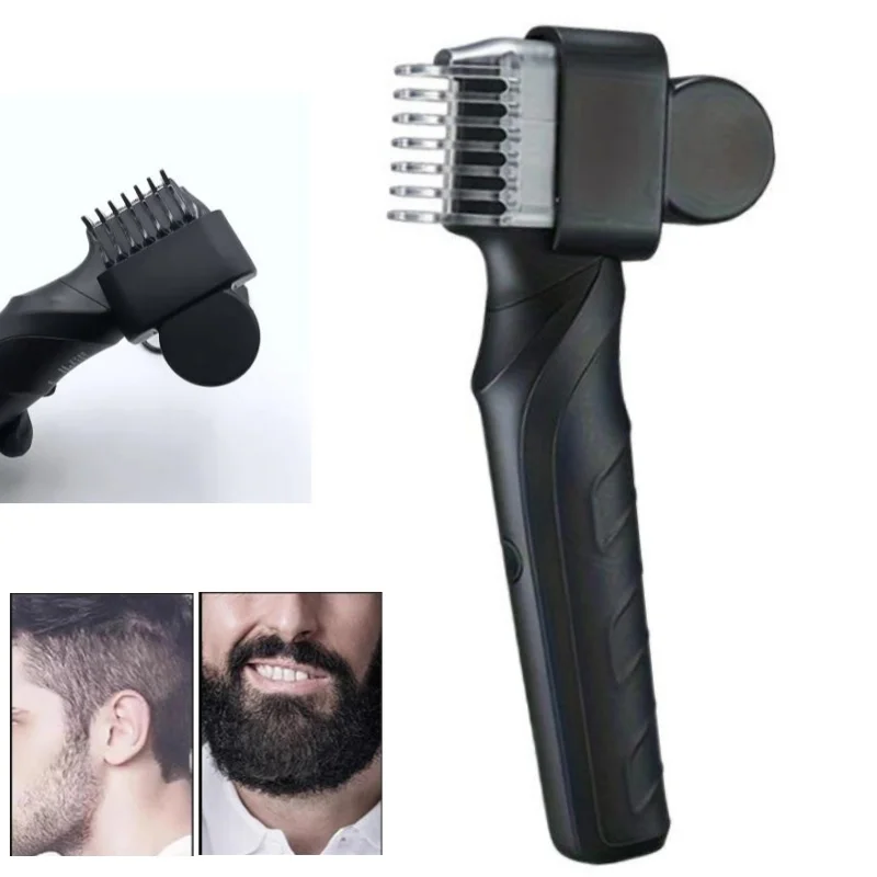 Portable Man Beard Mustache Style Trimmer Wet Dry Electric Face Shaver Pubic Body Trimmer Leg Back Underarm Hair Remover Razor