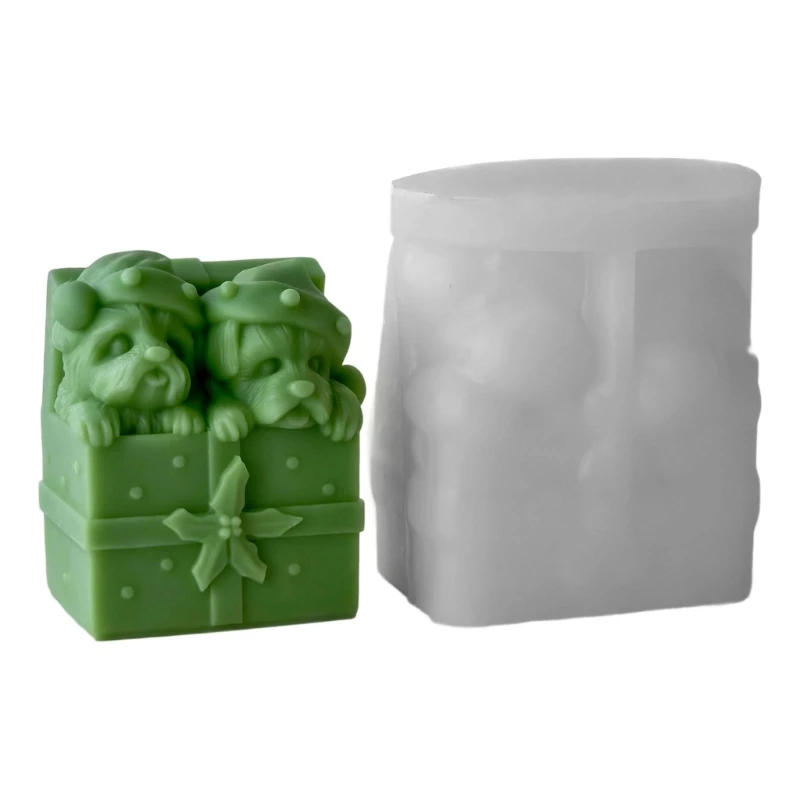 

Silicone Mould Christmas Gift Box Molds Plasters Molds Casting Molds