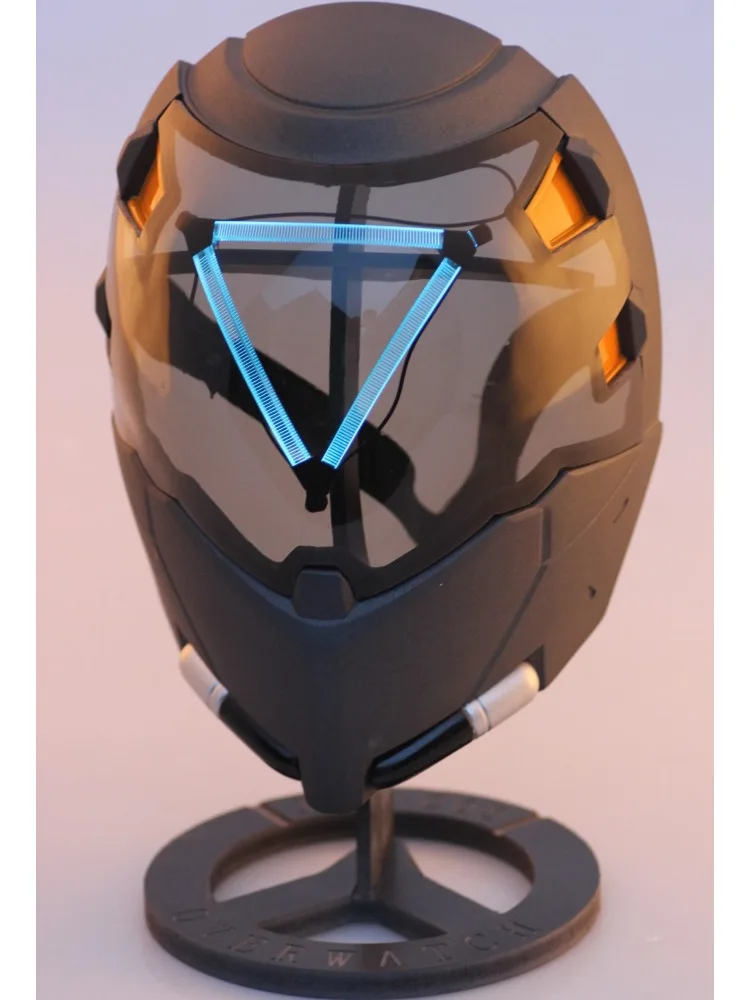 

Игра Overwatch Ана Берлоу, шлем для косплея, маска, доспехи Ана Амари, потому что аниме, аксессуары для наплечников, реквизит, костюм на Хэллоуин для всего тела