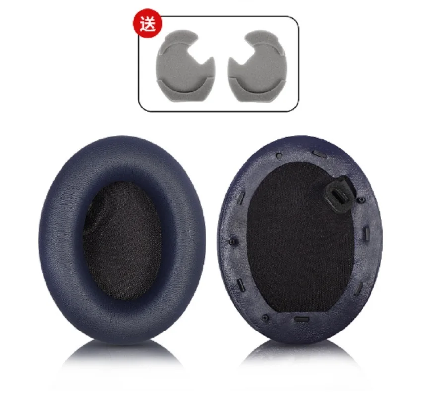 MOUDUNG Ersatz-Ohrpolster für Sony WH-1000XM3 WH-1000XM4 Headset, Ohrpolster, Kopfhörer, Lederhülle, Kopfhörer, Ohrenschützer