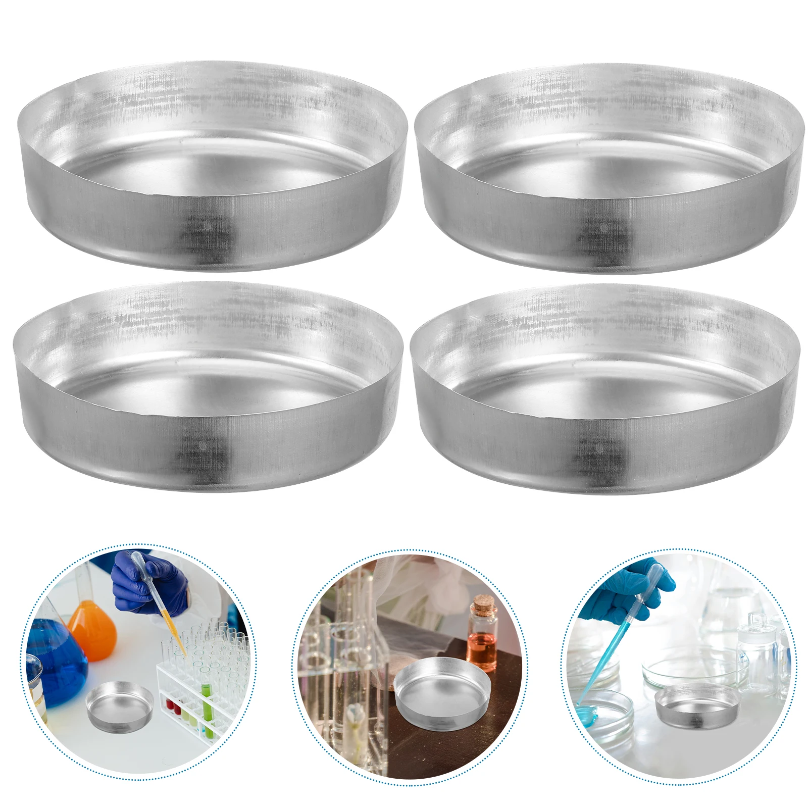 

Weigh Weighing Dish Sample Trays Scale Measuring Silver Aluminum Boats Plastic Work