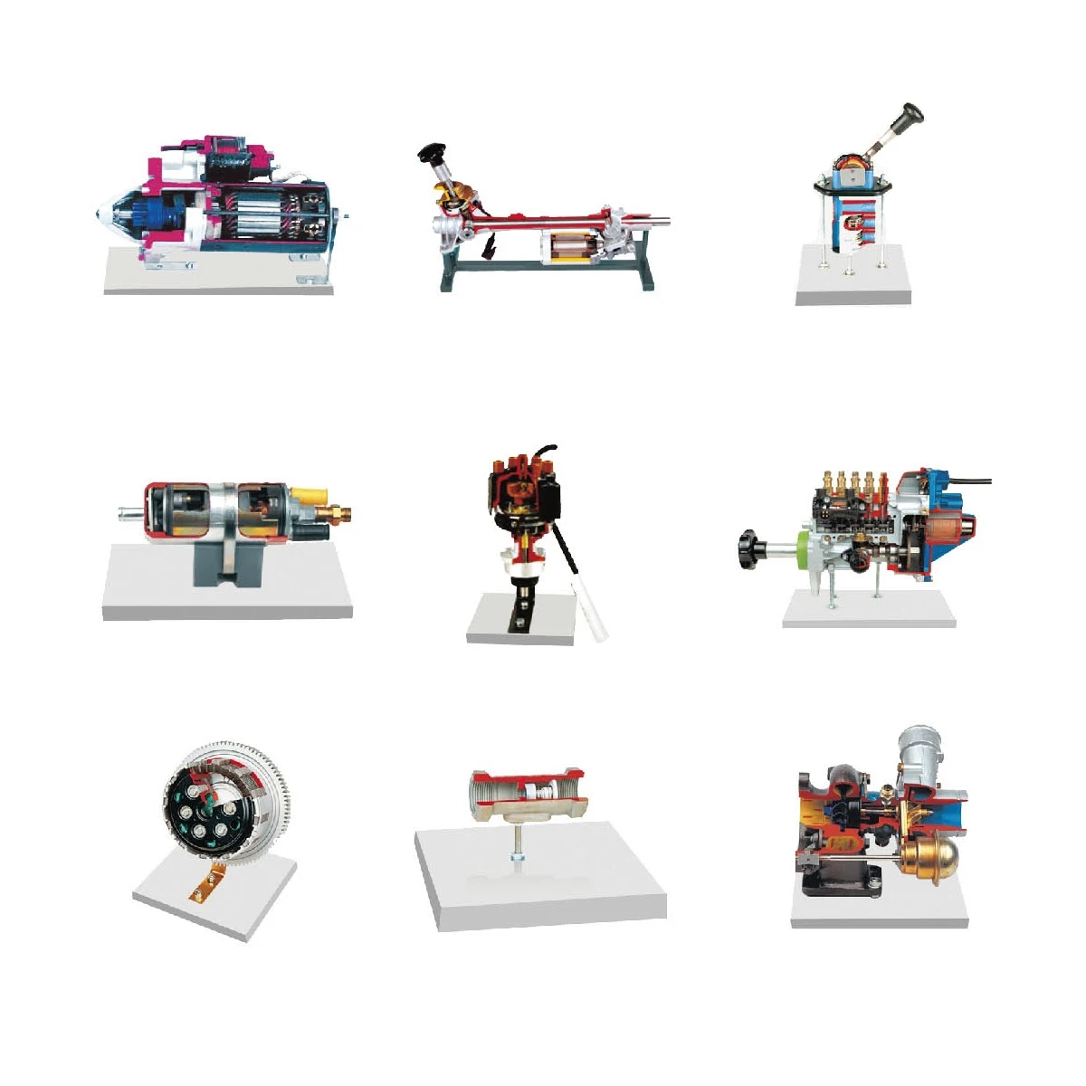 Intelligent Sensor test Assembly and Adjustment Training Platform Simulated Autonomous Vehicle Educational Equipment