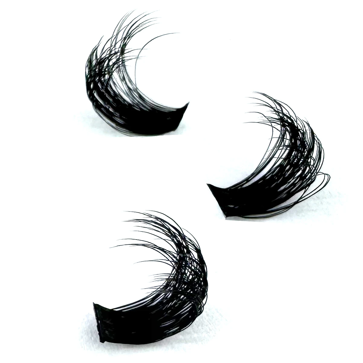 640 pièces 60D/80D/100D 9-18mm Extensions de cils individuels en bouquets, faux cils DIY à domicile pour maquillage