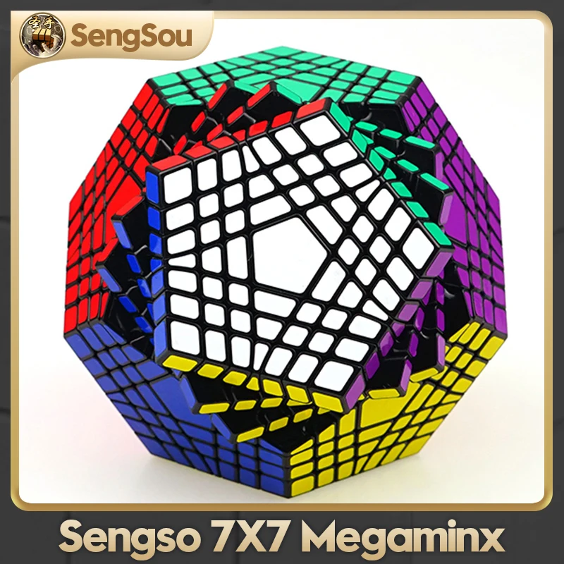 ShengShou Megaminx  7x7x7 high order Sengso Dodecahedron Puzzle Cube Speed 12 Faces Magico Cubo Toys