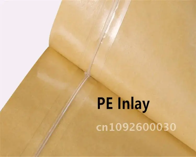 

50PCS/100PCS Kraft Paper High Clear Coffee Ziplock Bags Resealable Beans Chocolate Tea Window Gifts Sugar Powder Pouches Storage
