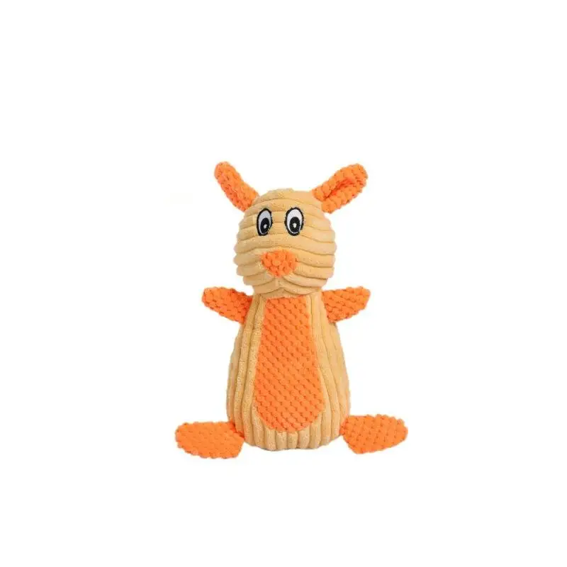 Wholesale dog toys, animal shaped sound making PP cotton plush chew toys, and stress relieving dolls from manufacturers