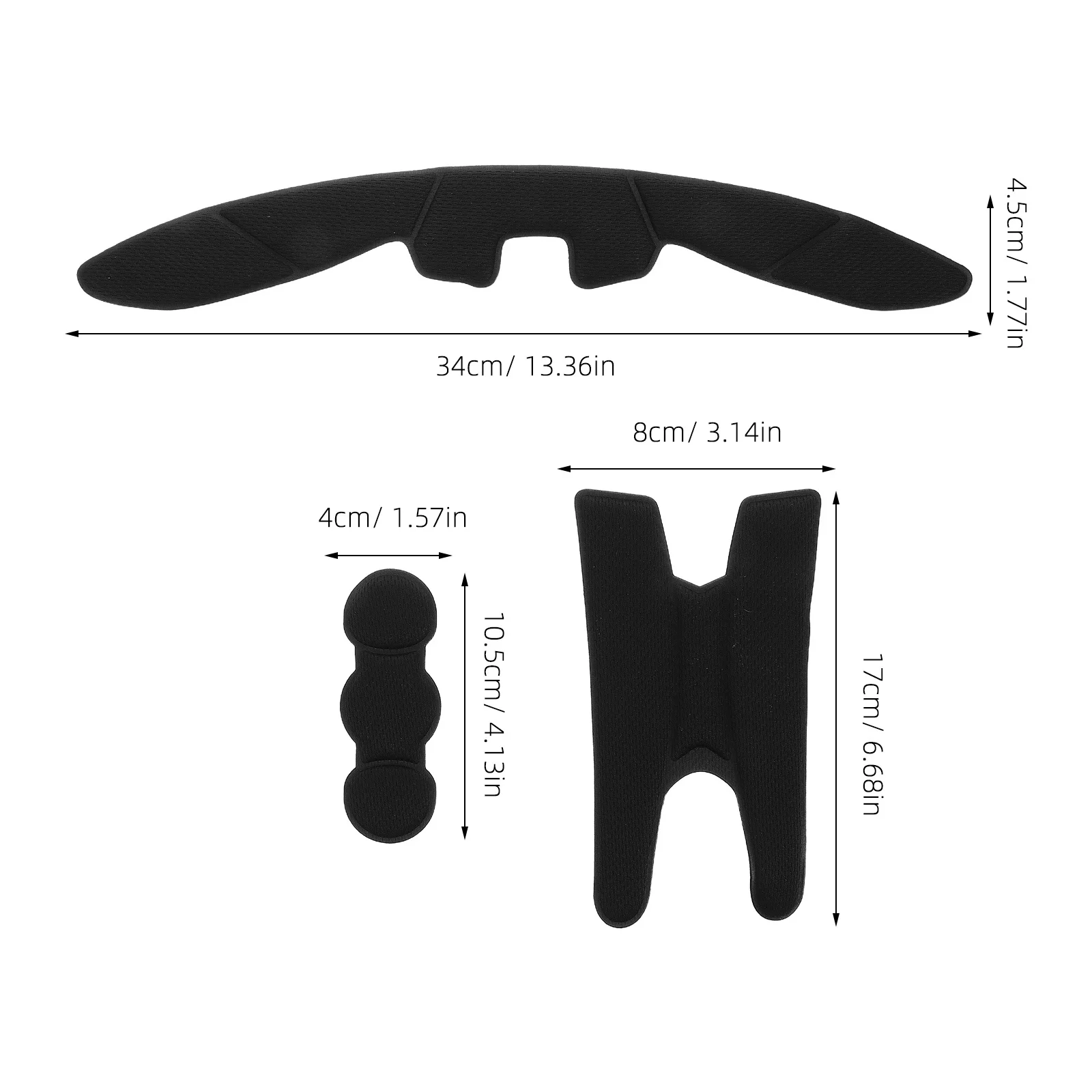 1Set Padding Kit Removable Washable Breathable Mesh Liner for Men Women Cyclists Hot Weather Long Distance Protection