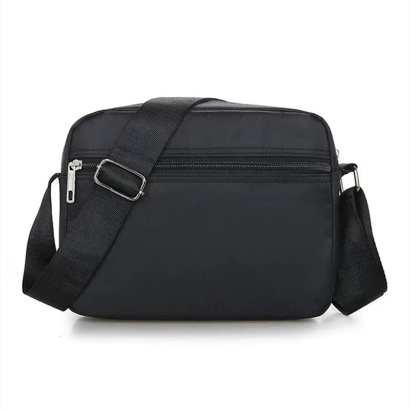 Bolso cruzado negro para hombre, bolsa de mensajero de hombro, de ocio, Oxford, de negocios