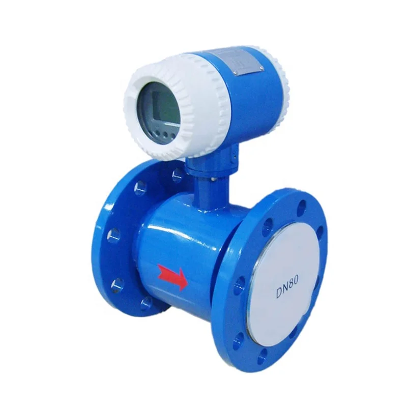 Cheap 4-20ma Micro Liquid Waste Water Insertion Electromagnetic Flowmeter for Milk, Drinks, Beer
