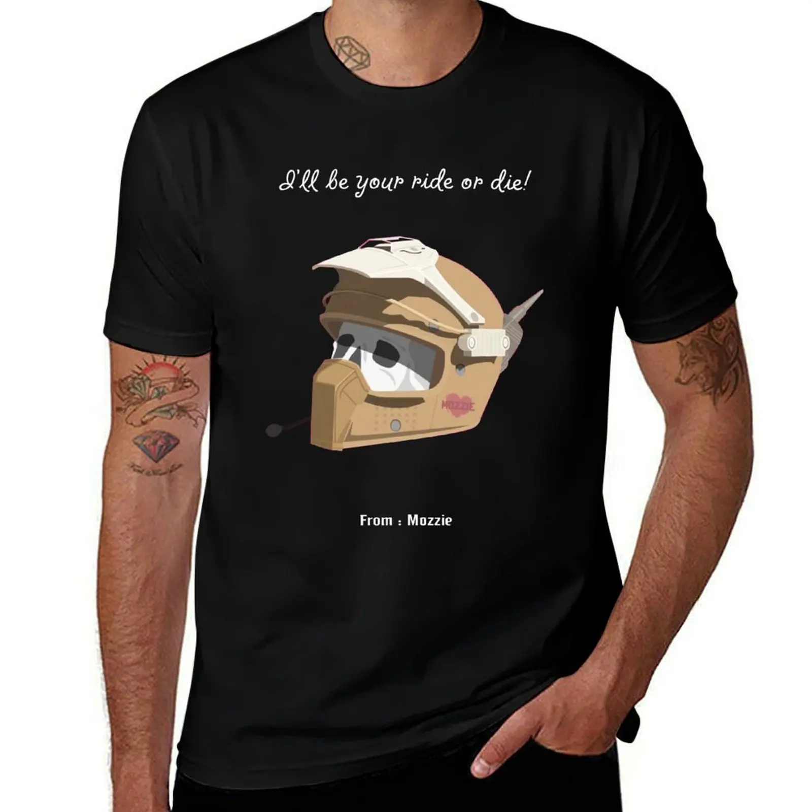 

Mozzie i'll be your ride or die funny game T-Shirt Plus Size Short Sleeve T-Shirt