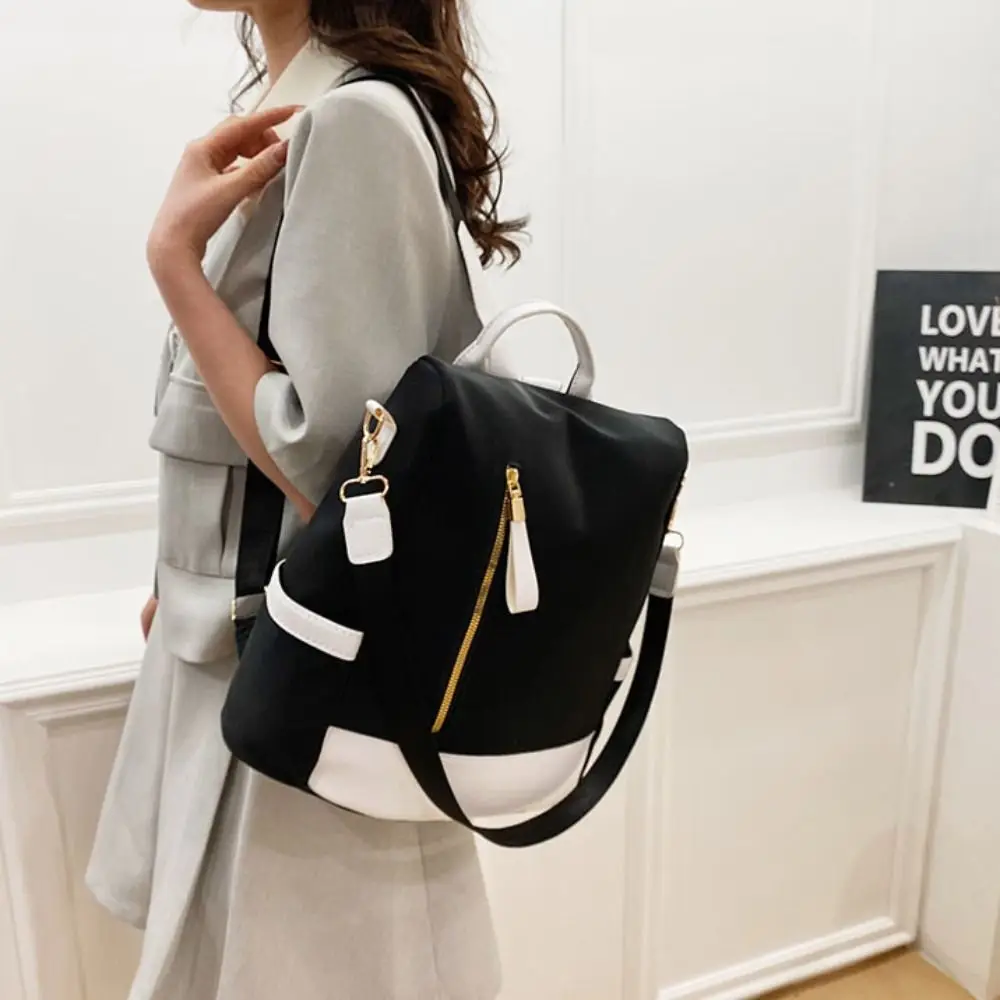 

Multipurpose Fashion Women Backpack Nylon Fabric Anti Theft Casual Shoulder Bag Elegant Waterproof Female Daypack Travel