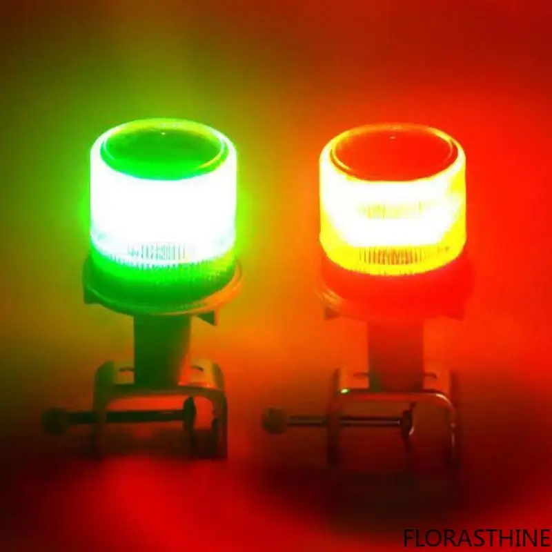 Strobe Lights for Car Solar Powered Stop Road Sign Beacon LED Lights Water-resistant Safety Flashing Lamp for School Bus