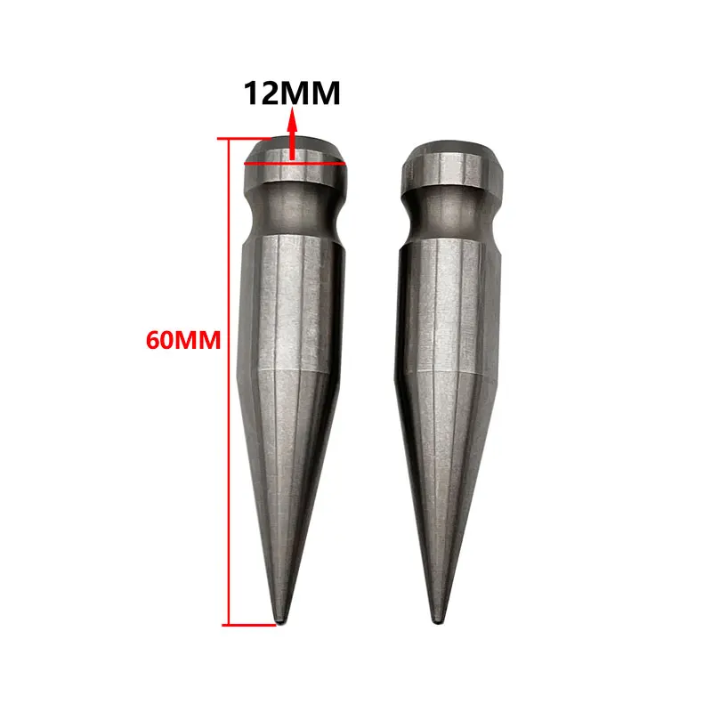 2pcs Swiss-Style Tip M6 Thread Mini Adapter Compatible For Leica Type Prism Total Station