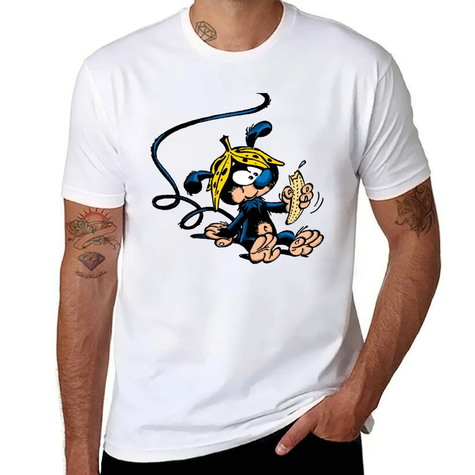 

Baby with banana T-Shirt man t shirt luxury cotton t shirt pack