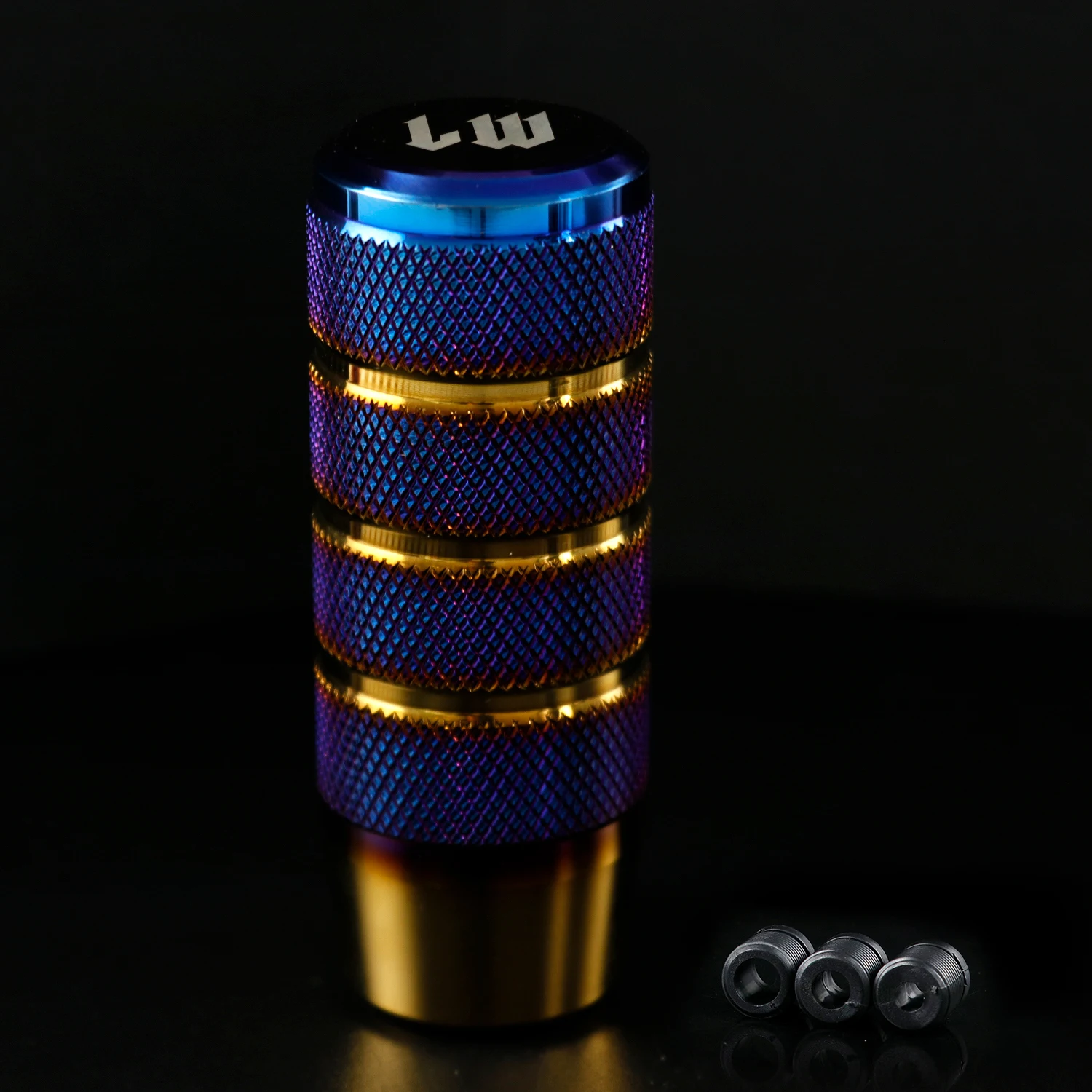 9 Colors in Stock LW Anti-skid Design 95mm Car Gear Shift Knob Shifter Lever Head image 3