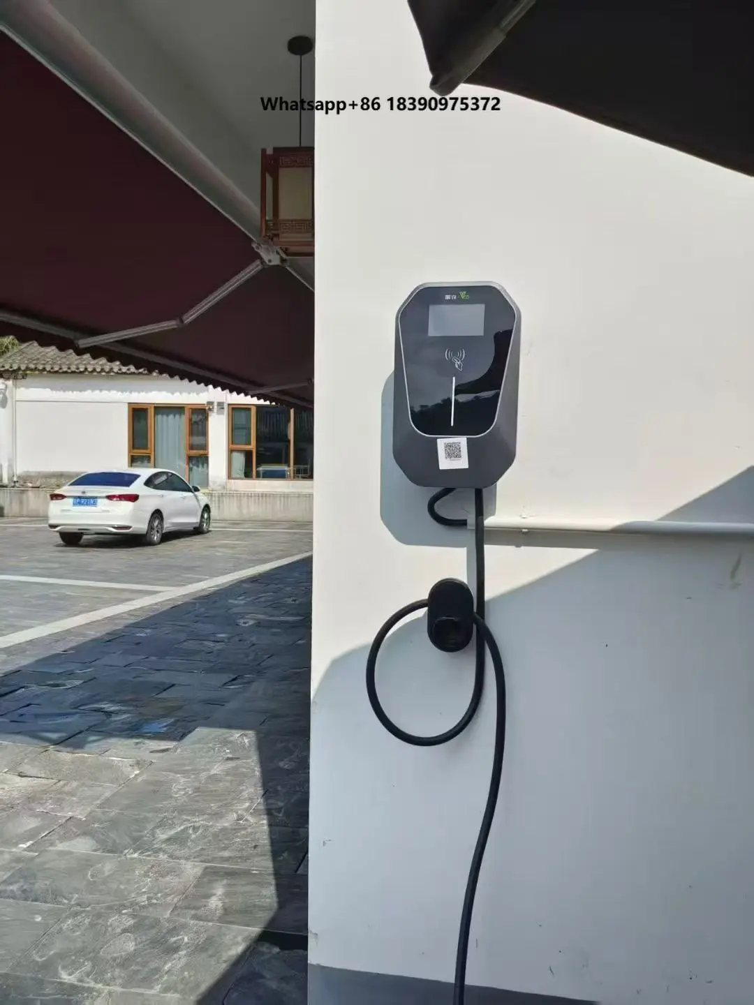 Quality3 7KW AC EV Charger | 220V Input, 32A Current,  QR Code/IC Card Payment, 4.3-inch Color Screen