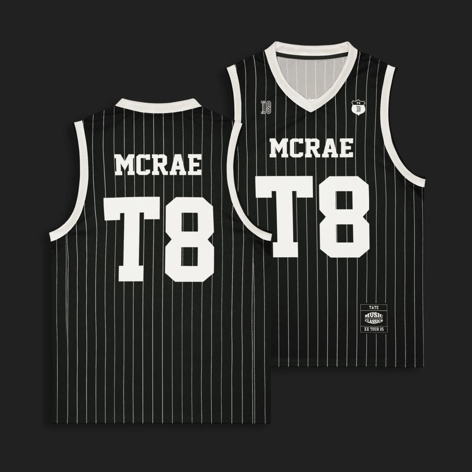 

2025 New Tate Mcrae T8 Basketball Jersey Men And Women Summer Breathable Speed Drying Sports T-shirt Motorcycle Tate Mcrae Shirt