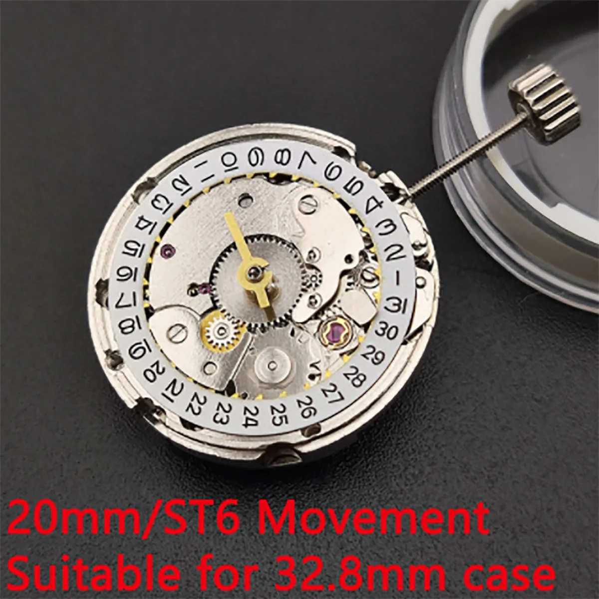 ブルーバルーンシリーズケース,32.8mm,女性用,ステンレススチールストラップ,st6 (20mm) ムーブメントに適しています