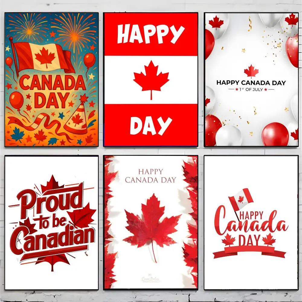 canada holiday Canada Day Poster Premium Decor Art & Gift for Household Lounge Home Ornaments