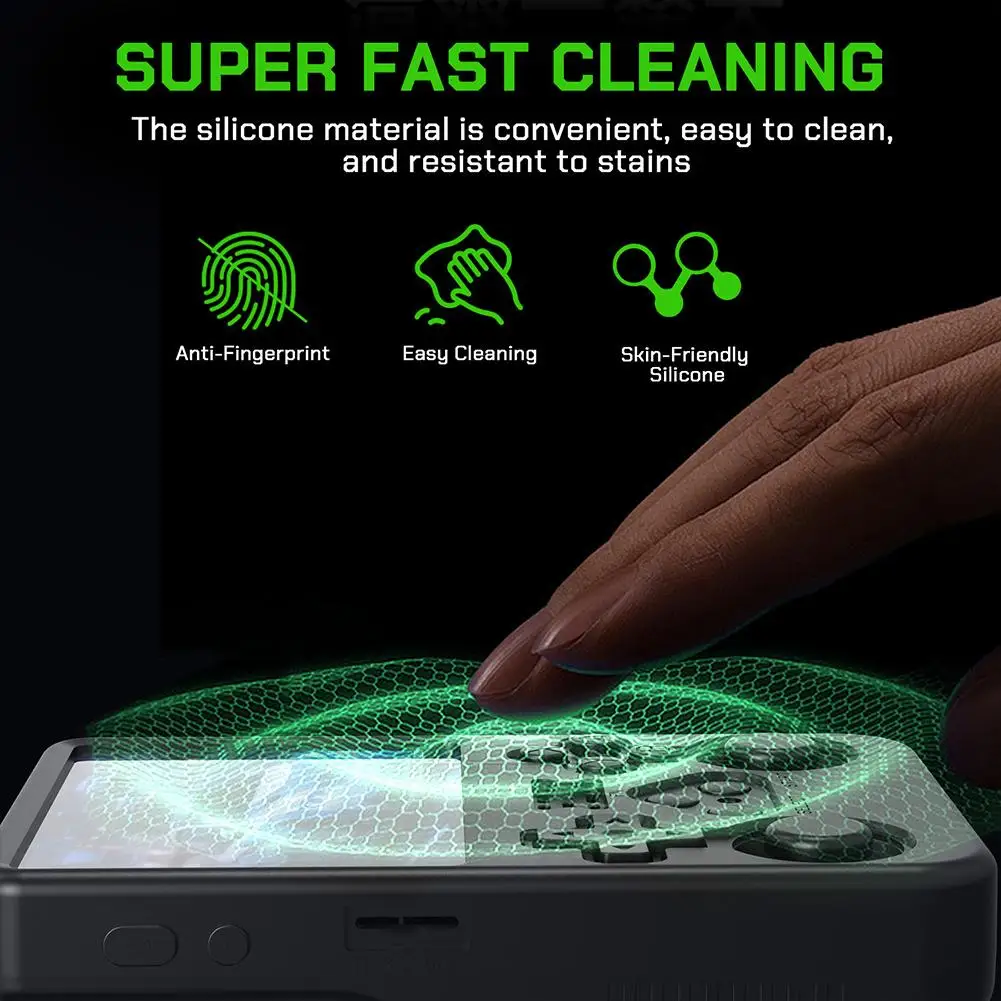 

Мягкий силиконовый резиновый чехол для R36S, ретро портативная игровая консоль, задний защитный чехол для R36S, аксессуары для защиты