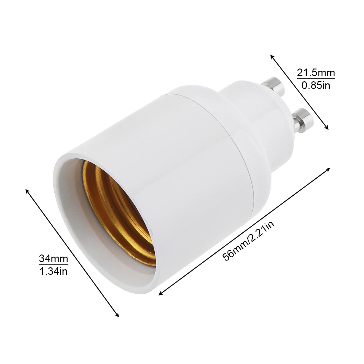 5pcs G24 G23 GU24 GU10 B22 to E26 E27 Lamp Base E26 E17 E12 to E14 Lamp Holder Converter Socket Adapter For LED Corn Bulbs Light