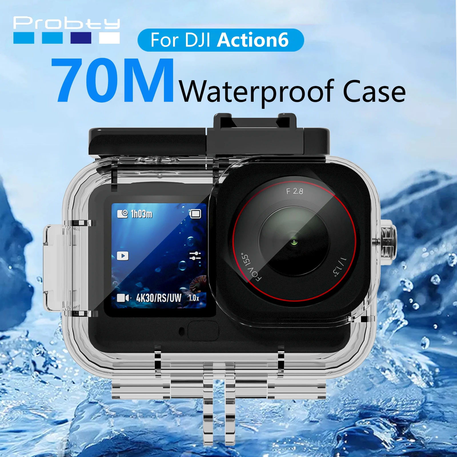 �y�Z�[�����zProbty 70M �_�C�r���O�h���P�[�X DJI Osmo Action 6 �����_�C�r���O�n�E�W���O�ی�V�F���A�N�Z�T���[�p