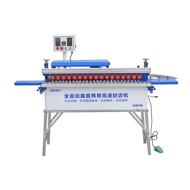 110/220v Small Edging Machine Curves and Straight Lines PVC Edge Banding Machine Automatic