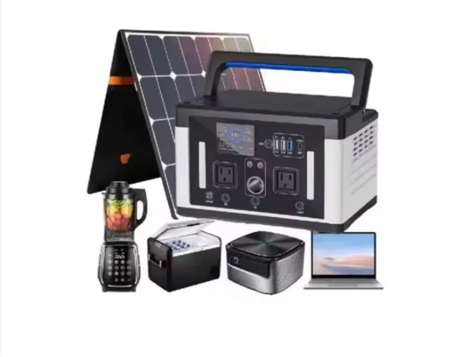 

US warehouse emergency portable power station camping power station LiFePO4 battery charging solar generator energy system