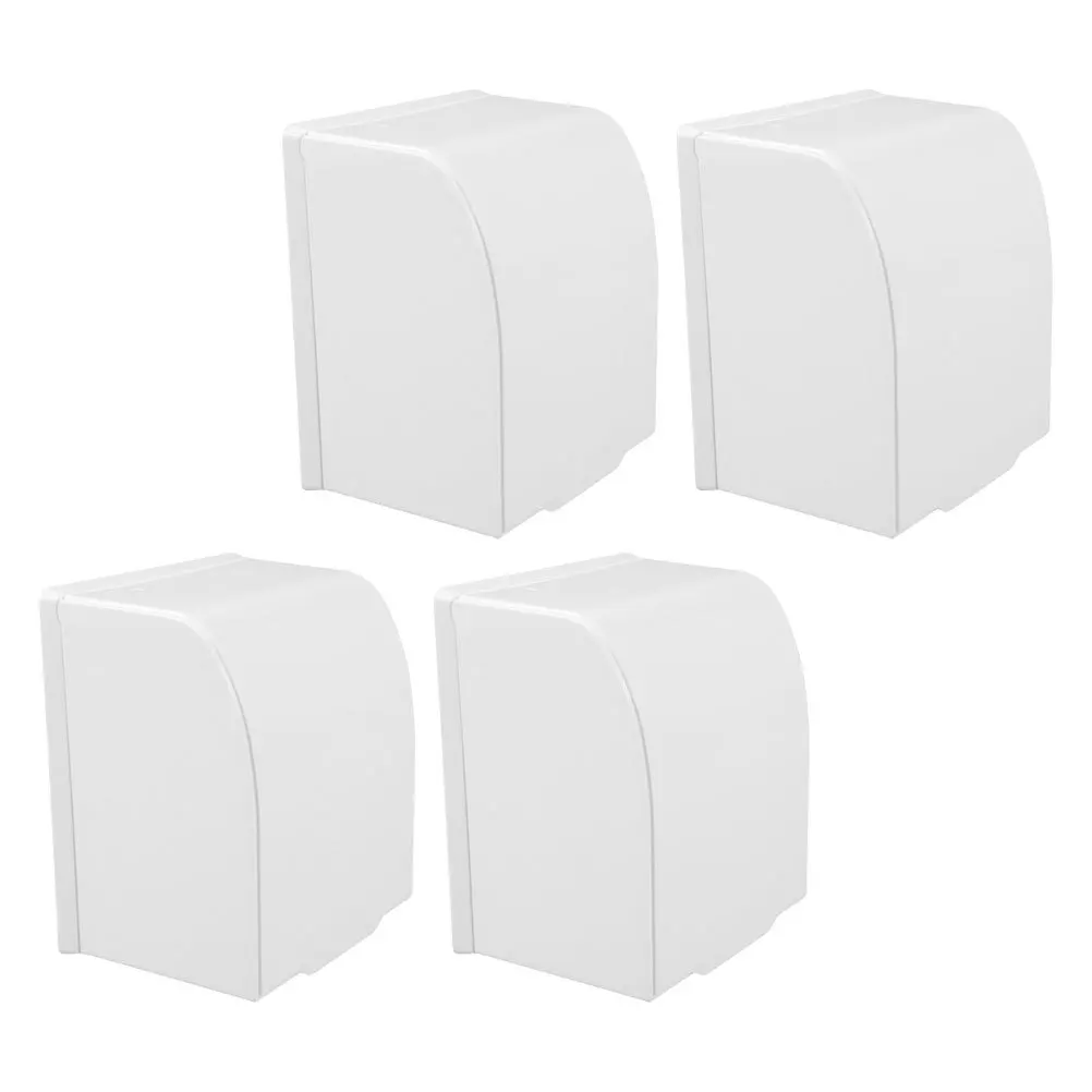

4pcs Waterproof Socket Cover 86 Type Outdoor Bathroom Electrical Outlet Rainproof Power Protector Wall Cap Plastic
