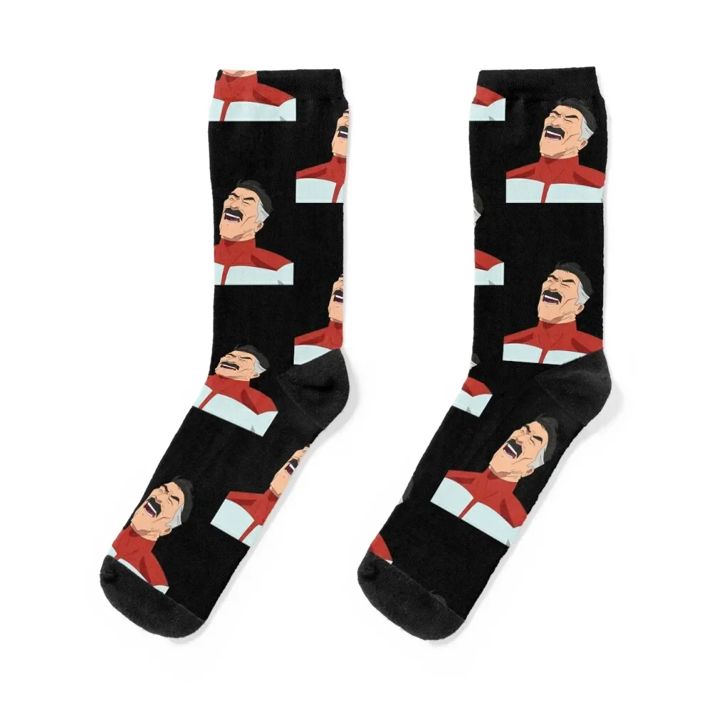 Omni Man Laughing Socks Novelties new year ankle Socks Man Women's