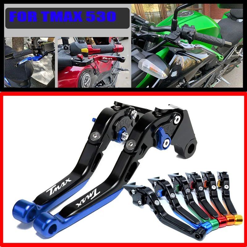 

Для TMAX 500 560 DX SX T-MAX 530 19-25 Tech Набор тормозных рычагов сцепления с ЧПУ Регулируемые складные рычаги ручки Запчасти для мотоциклов