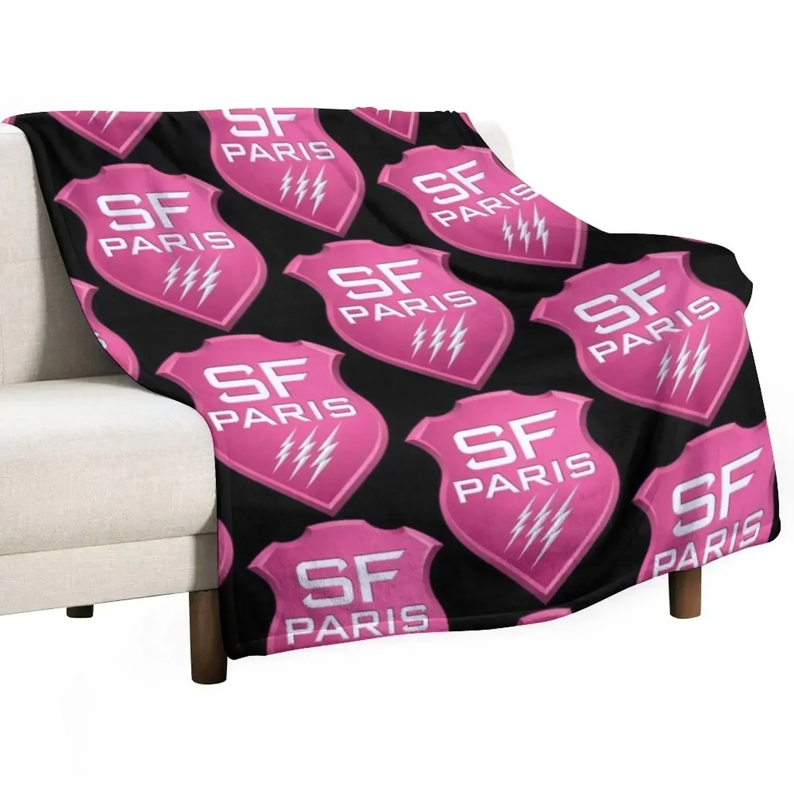 

Stade francais paris rugby Throw Blanket Cute Personalized Gift For Baby Beautifuls Blankets