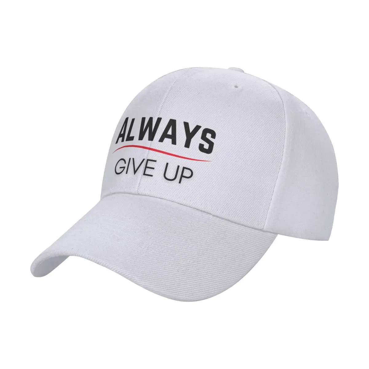 

Always give up Baseball Cap Streetwear Rugby Designer Hat Fishing cap Men Luxury Brand Women's