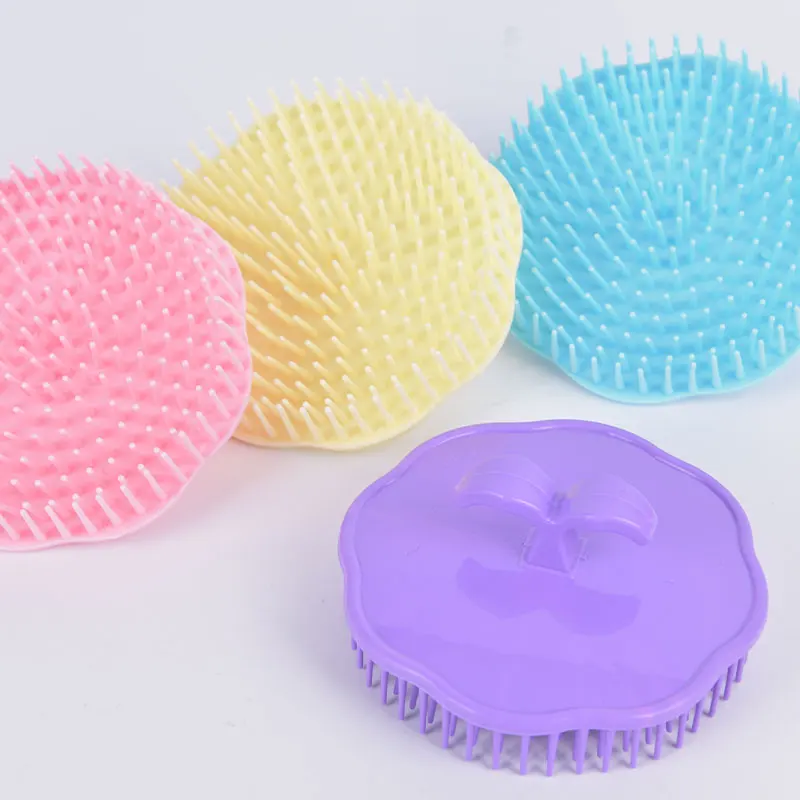 Shampoo Brush para Adulto, Soft Glue Comb, Cabelo comprido, Massagem na cabeça do couro cabeludo