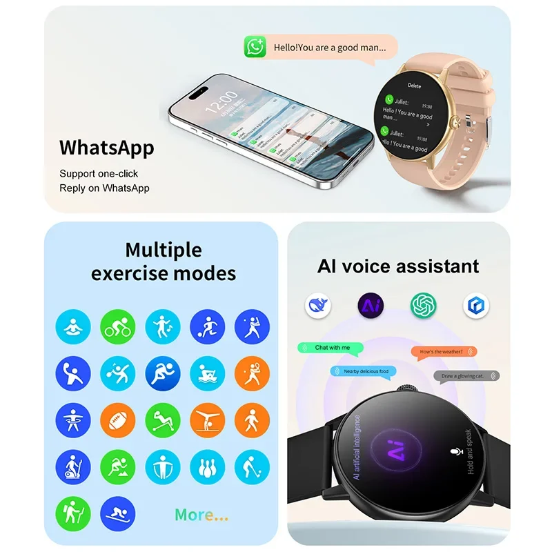 2026 New 3D Surround Vision Smart Watch  Map Built-in App 4GB large Memory Built-in photo album TWS Headphone Smart Watch view 4