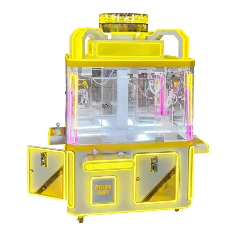 Customized Large Four-Person Commercial Coin-Operated Claw Machine Island Magic Cube Vertical Design Gift Game Machine English