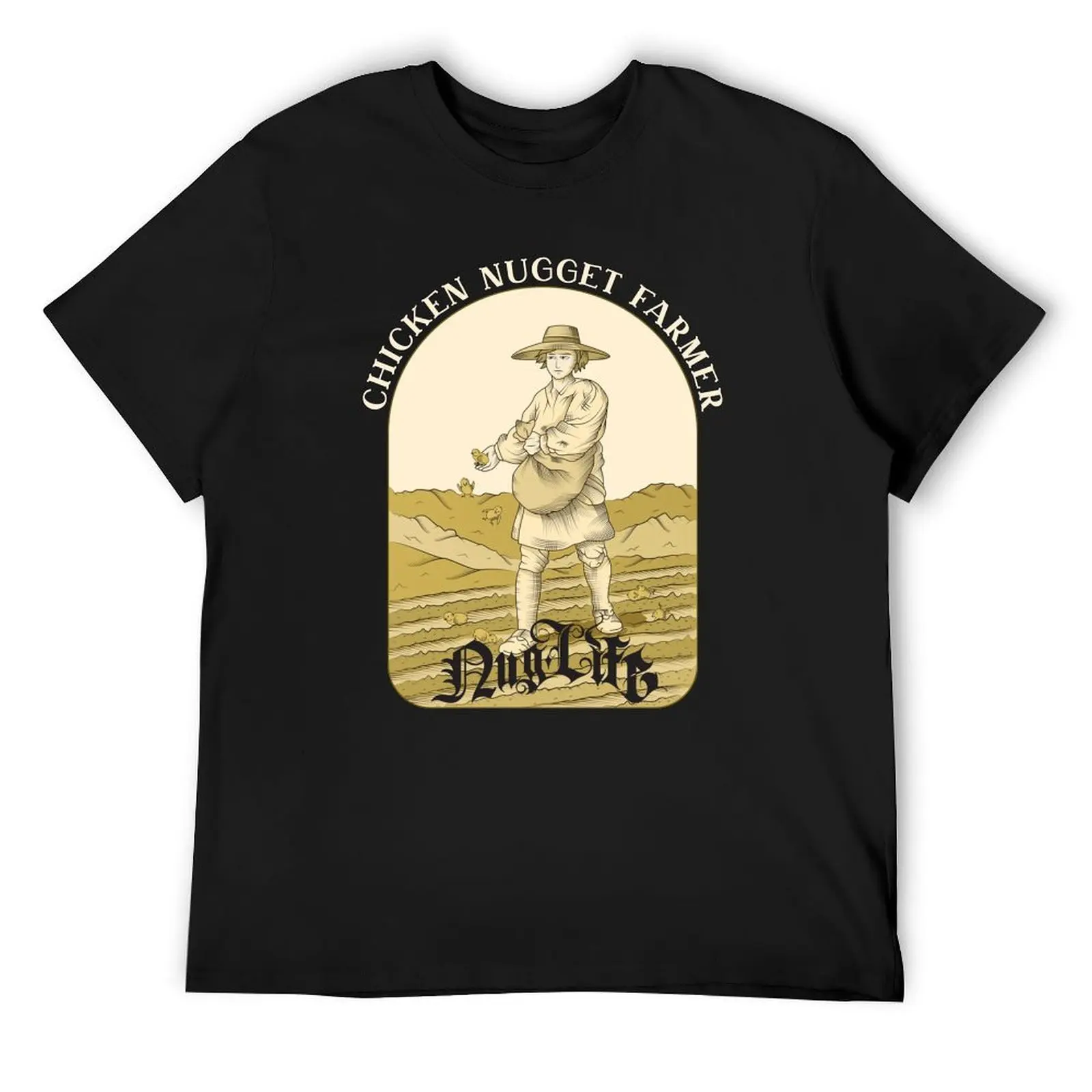 

Funny Chicken Nugget Farmer Nug Life T-Shirt