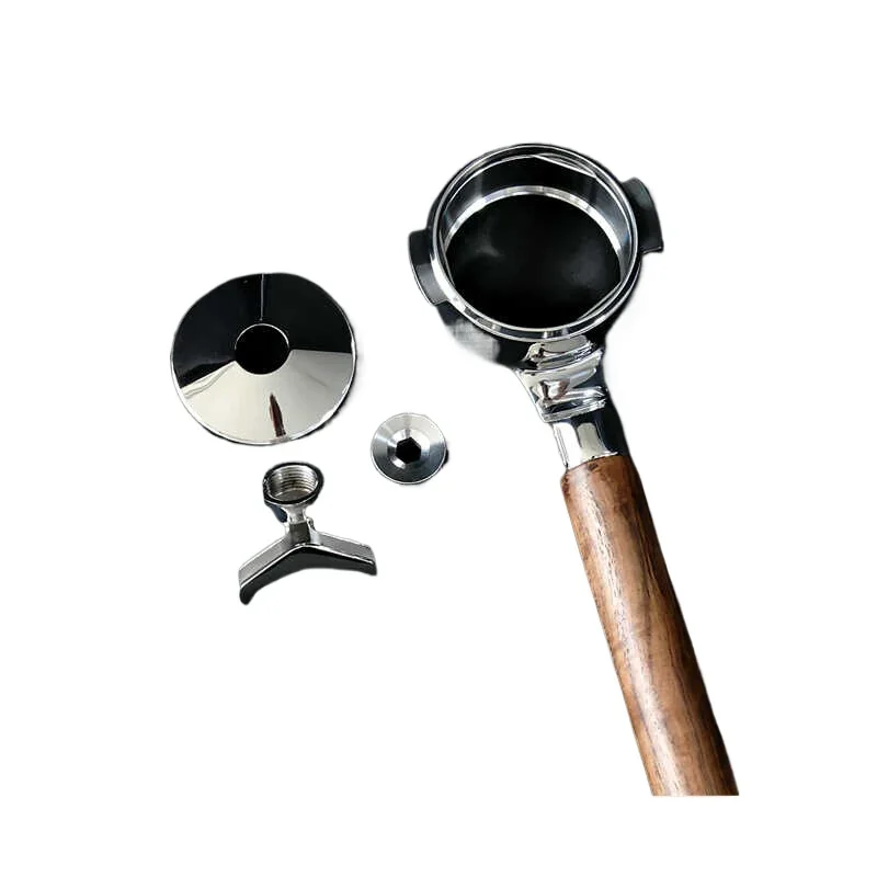 Deformable, horns bottomless coffee machine handle, bottomless double horns can be converted at any time