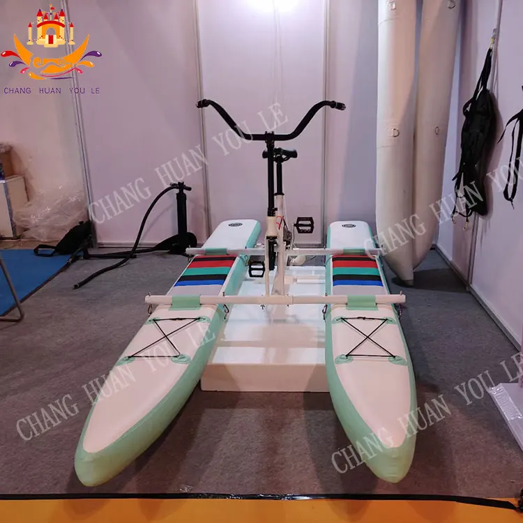 Pedal de agua de alta calidad para bicicleta, tubo inflable para barco, plátano