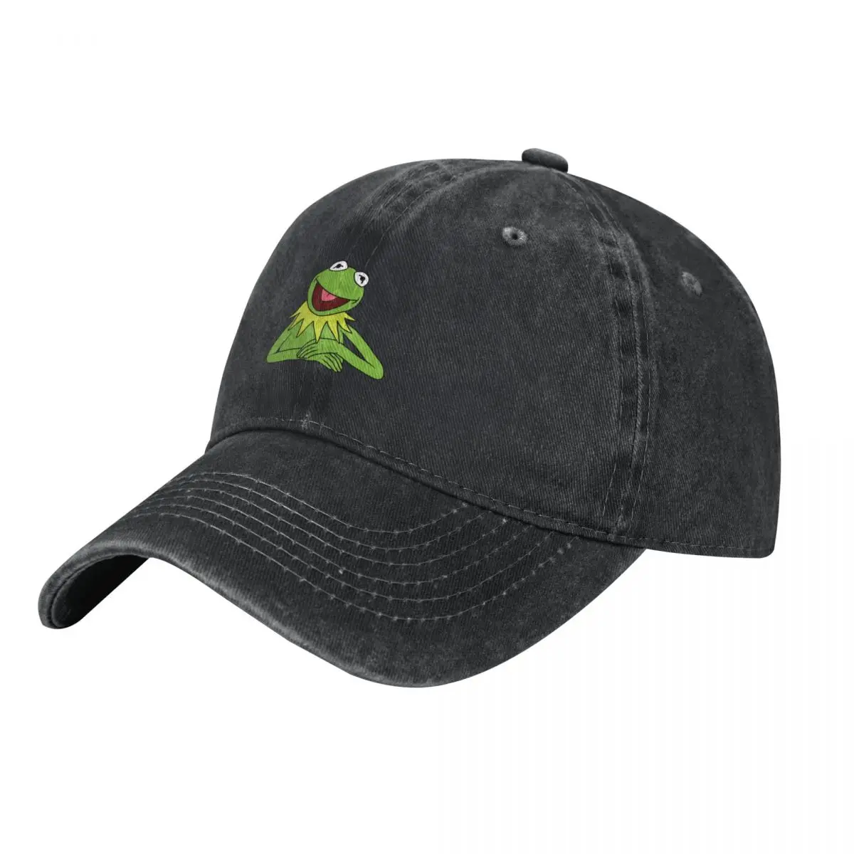 

Kermit The Frog Baseball Cap Snap Back Hat party Hat For Girls Men's