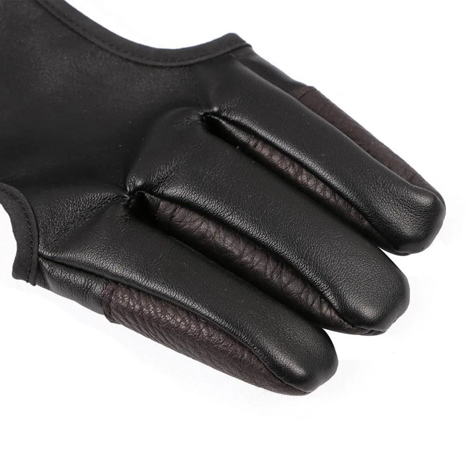 Non- Arched Glove 3-Finger Leather Arched Training Practice Fingers Protective Gloves Children's Gloves Adult Accessories view 5