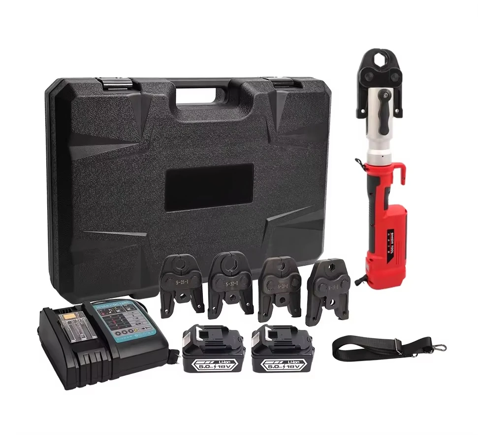 SD1550 OEM Portable Battery Operated 32KN Hydraulic Pipe Crimping Tool Pipe Pro Press Machine for 12-54mm Copper&Pex&multi Pipe