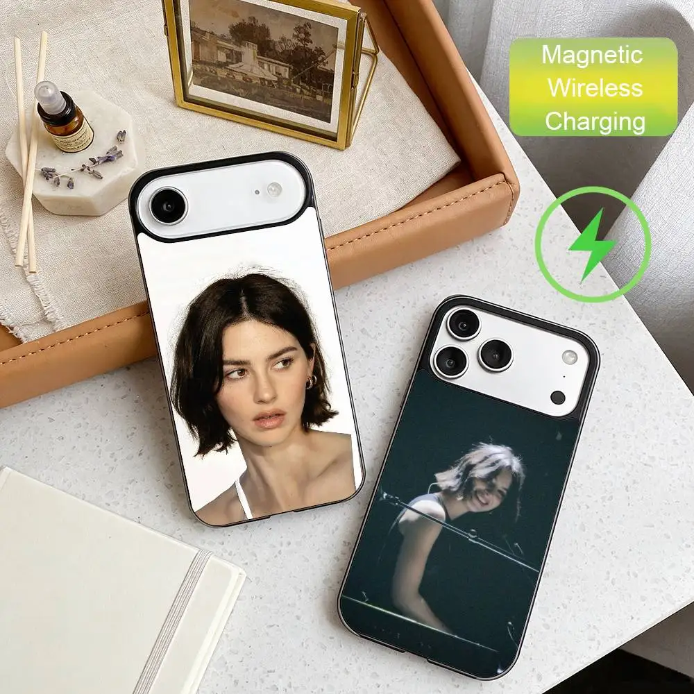 

Singer G-Gracie Abrams The Secret of Us Phone Case For iPhone17,16,15,14,13,12,11 Plus,For Magnetic Wireless Charge Cover