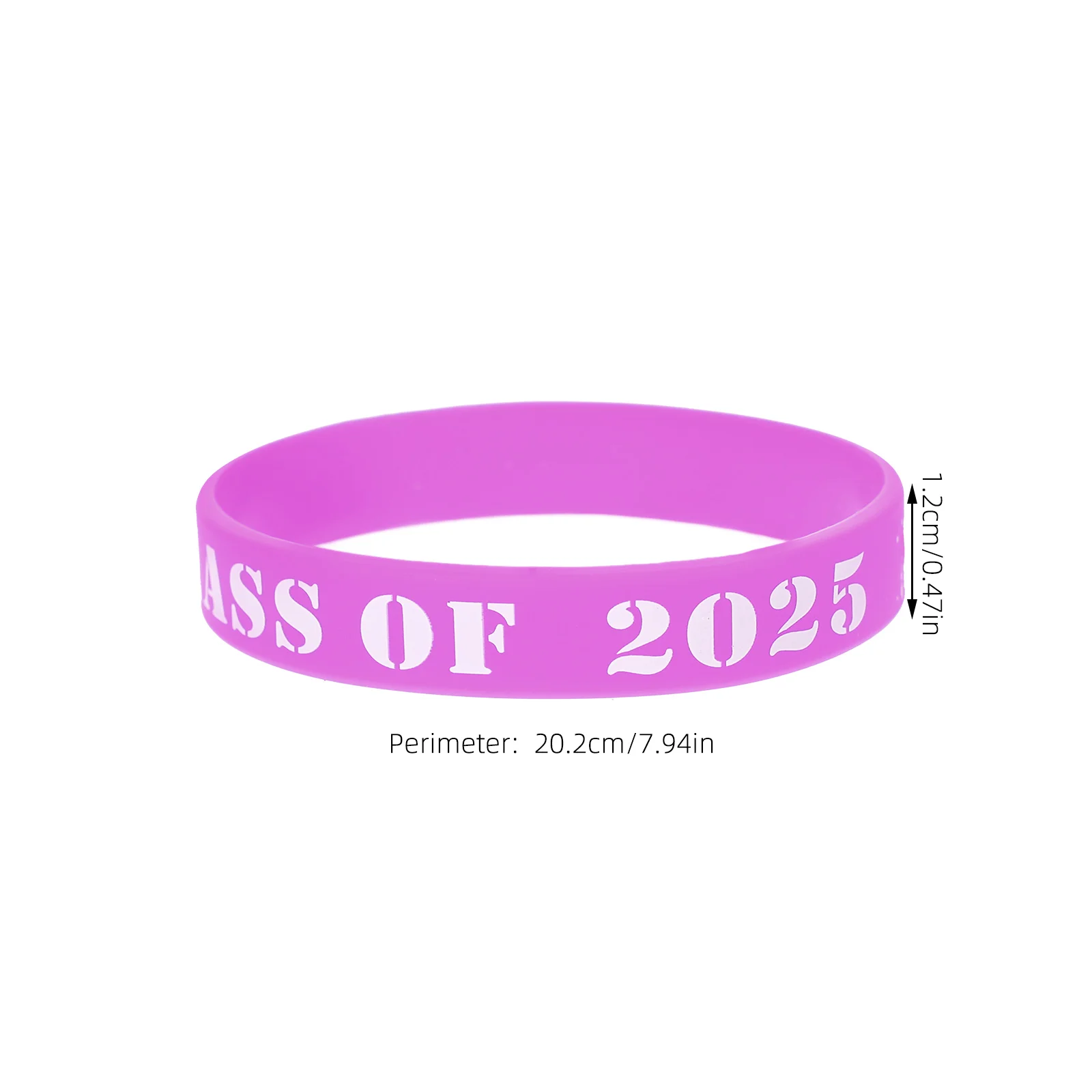 25 Pcs Graduation Party Wristbands School Supplies Silicone Bracelets Themed for