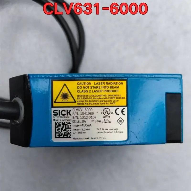 Second-hand CLV631-6000 code scanner function test is normal Quotation in November 2025