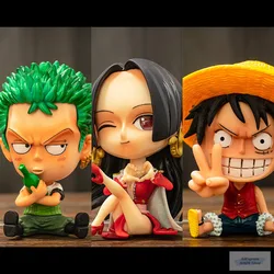 9CM One Piece Q Anime Action Figure Toys Collection Model Doll One Piece Gifts