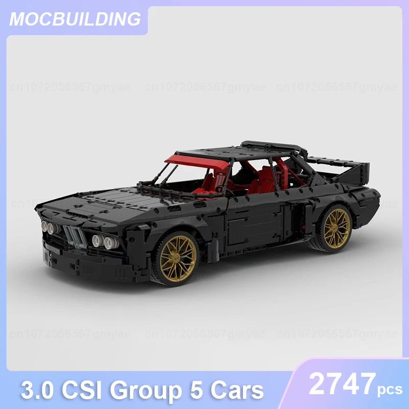 3.0 CSI Group 5 Cars Model MOC Building Blocks DIY Assemble Bricks Educational Creative Transportation Toys Xmas Gifts 2747PCS