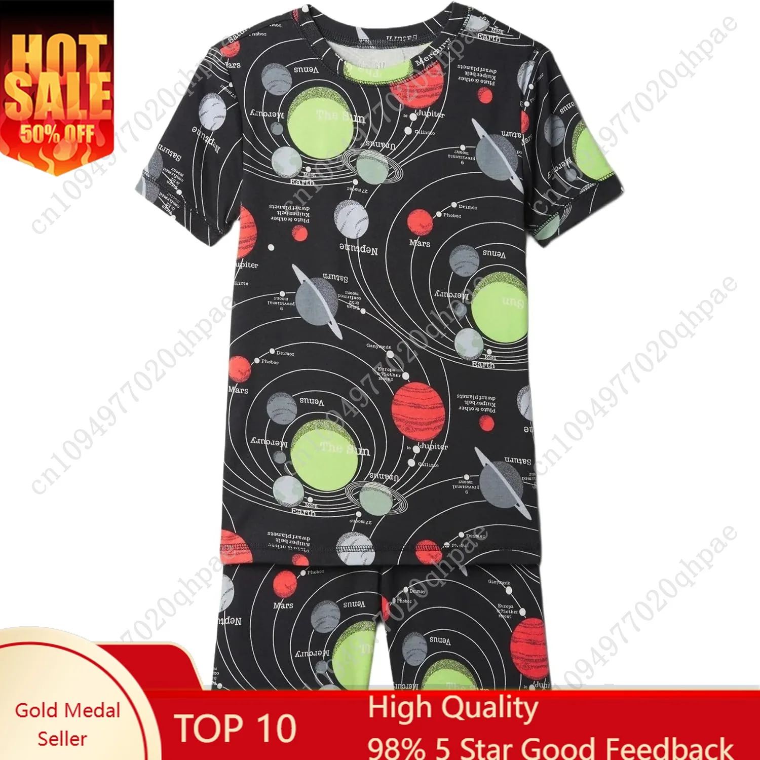 

boys Short John Pajama Set