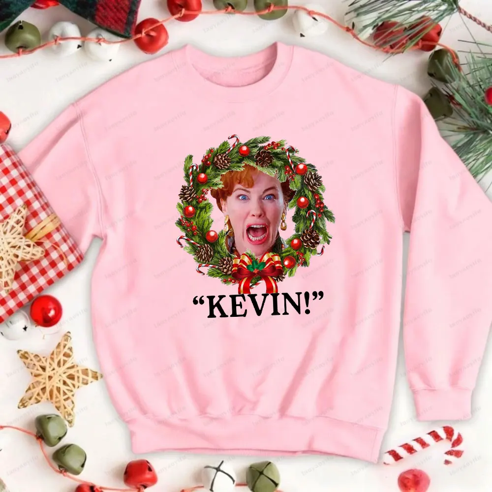 كيفن هوم وحده عيد الميلاد البلوز كيت McCallister المنزل وحده قمم المنزل وحده عطلة سترة كيت McCallister هدية هوديس