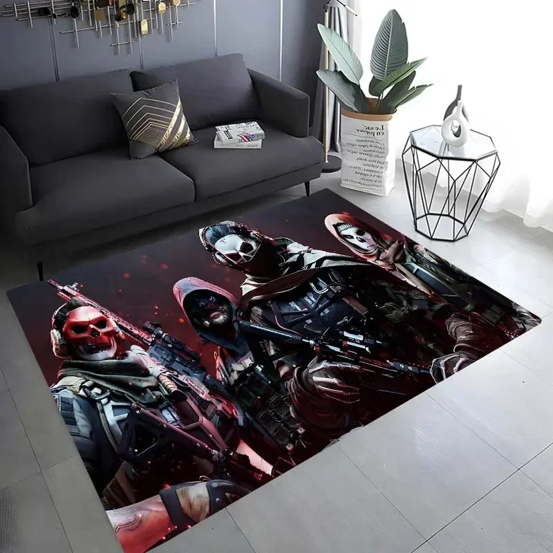 Call of Duty Carpet Ghost Warrior Pattern Home Decor Children's room baby mat bathroom kitchen rug exquisite birthday present